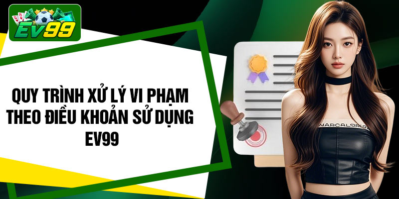 Quy trình xử lý vi phạm theo điều khoản sử dụng EV99