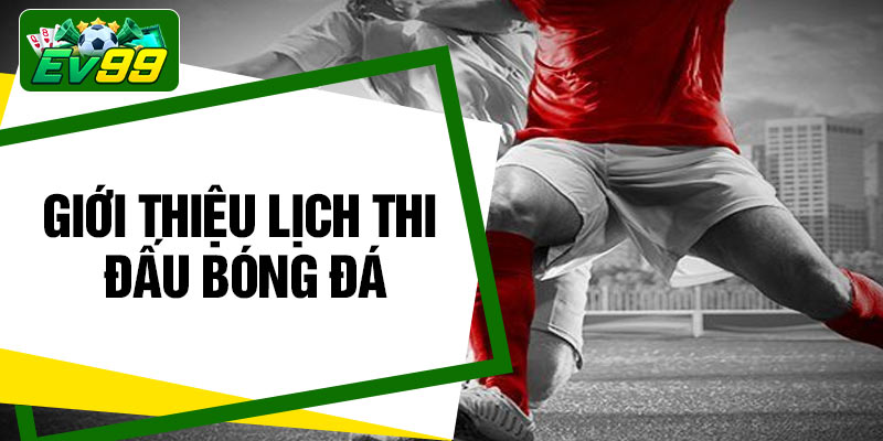 Giới thiệu lịch thi đấu bóng đá